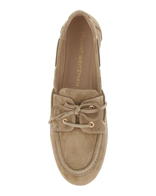 Stuart Weitzman Brown Loafers Tinsley Leather