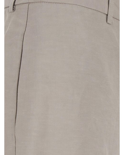 ..,merci Gray High-Waisted Wide-Leg Pants For