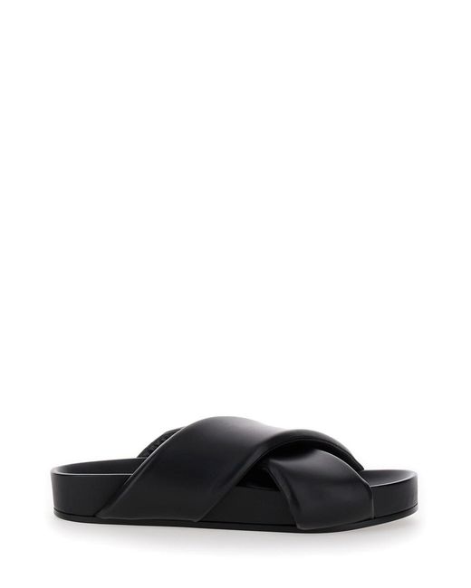 Jil Sander Black Sandals for men