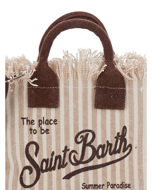 Mc2 Saint Barth Natural Handbag Vanity Mini Cotton
