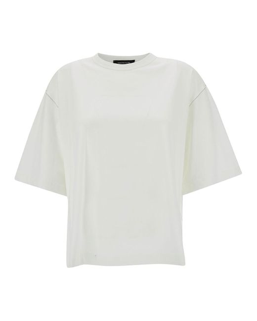 Fabiana Filippi White Oversized T-shirt