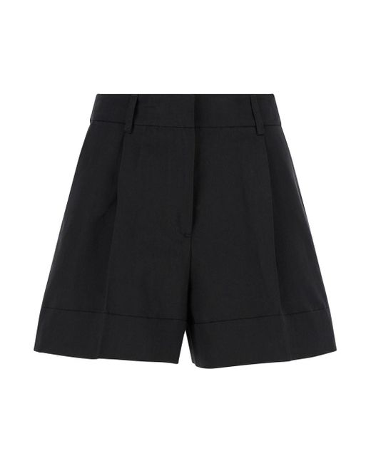 PT Torino Black High Waisted 'Delia' Shorts