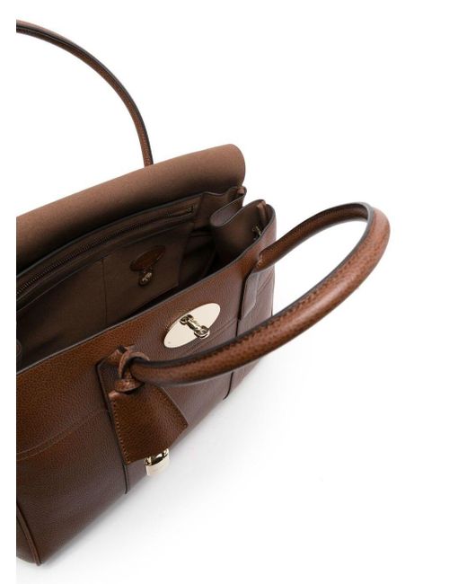 Borsa a mano bayswater in pelle donna di Mulberry in Brown