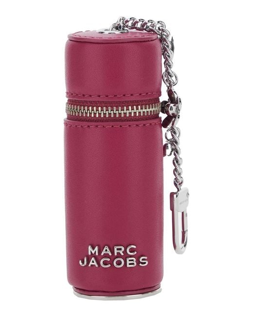Portachiavi 'The Lipstick Case Charm' Con Pendenti E Porta di Marc Jacobs in Red