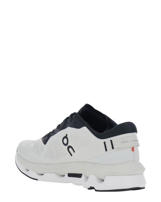 On Shoes White 'Cloudze' Sneakers With Rubber Sole for men