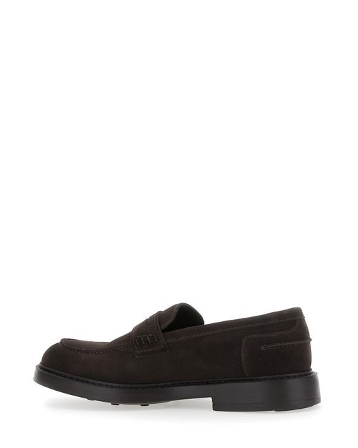 Doucal's White Slip-On Loafers for men