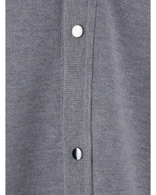 Cardigan Con Scollo A V E Spalle Scese di Jacquemus in Gray da Uomo