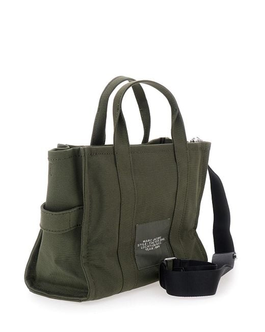 Borsa A Mano 'The Medium Tote' Con Logo Lettering Sul Fron di Marc Jacobs in Green