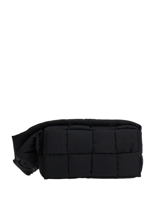 Bottega Veneta Black 'Padded Tech Cassette' Cross Body Bag for men