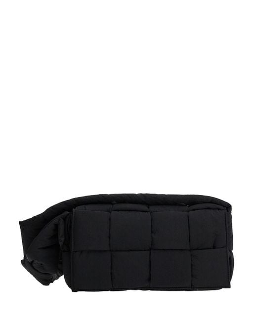 Bottega Veneta Black 'Padded Tech Cassette' Cross Body Bag for men