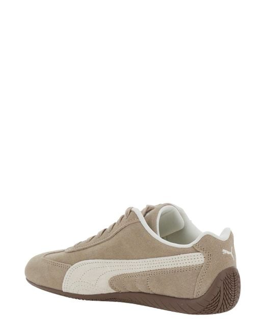 Sneaker 'Speedcat Elevated' Con Stampa Con Logo Sul Lato E Logo L di PUMA in Natural