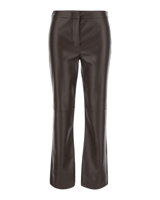 Max Mara Gray 'Maxmara 'Sublime Flared Pants With Hidden Front Closure