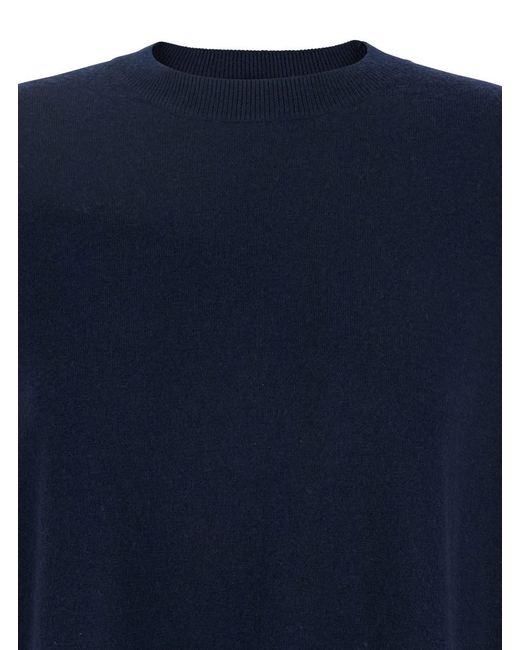 Max Mara Blue 'S Maxmara 'Verona' Sweater With Dropped Shoulders