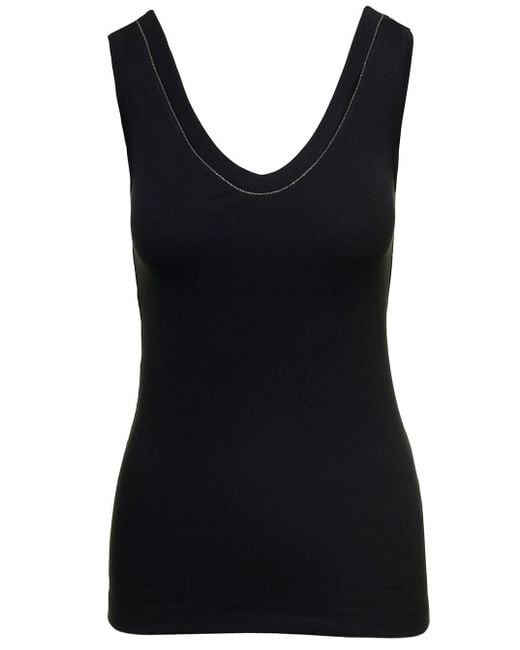 Brunello Cucinelli Black Top