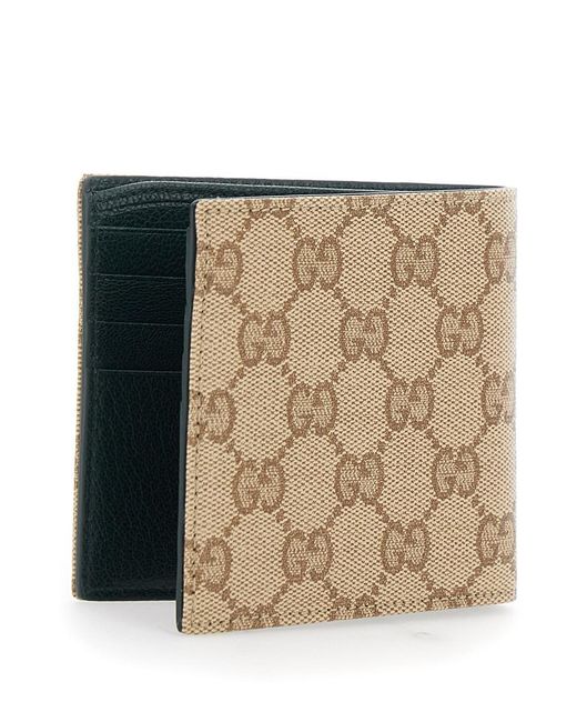 Gucci Natural Gg Vetrificato Bifold for men