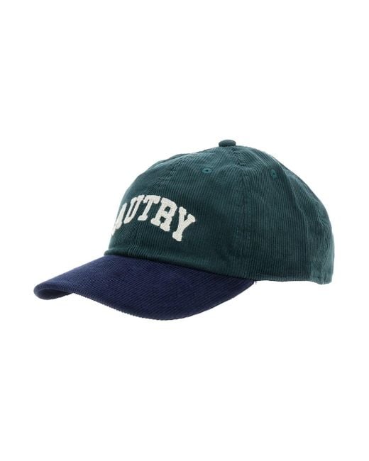 Autry Blue Baseball Cap With Logo Lettering On The Front for men