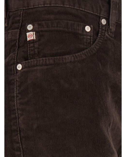 Jeans 'Kora' Con Passanti Per Cintura E Patch Logo Sul Retro di AG Jeans in Black