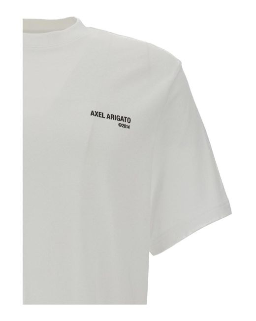 T-Shirt 'Legacy' Con Stampa Logo Lettering di Axel Arigato in White da Uomo