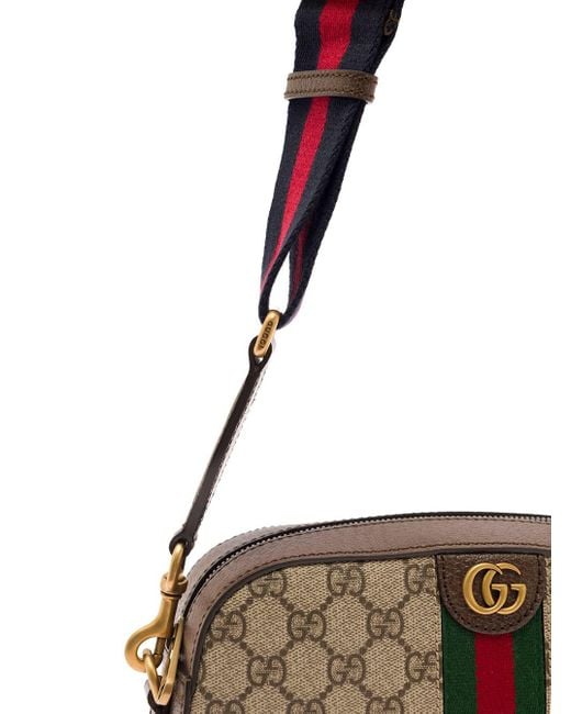 Borsa A Tracolla 'Ophidia Gg Piccola' Con Web di Gucci in Multicolor da Uomo