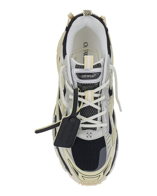Off-White c/o Virgil Abloh Natural 'Ow Be Right' Low Sneakers With Zip-Tie for men