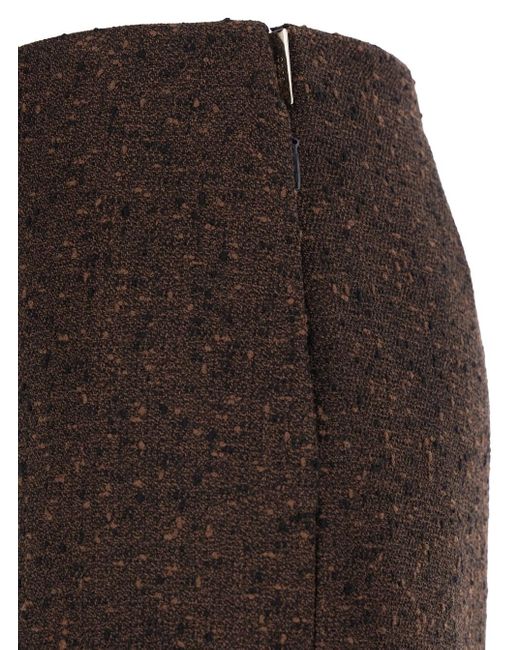 Gucci Brown Skirt With Side-Closure