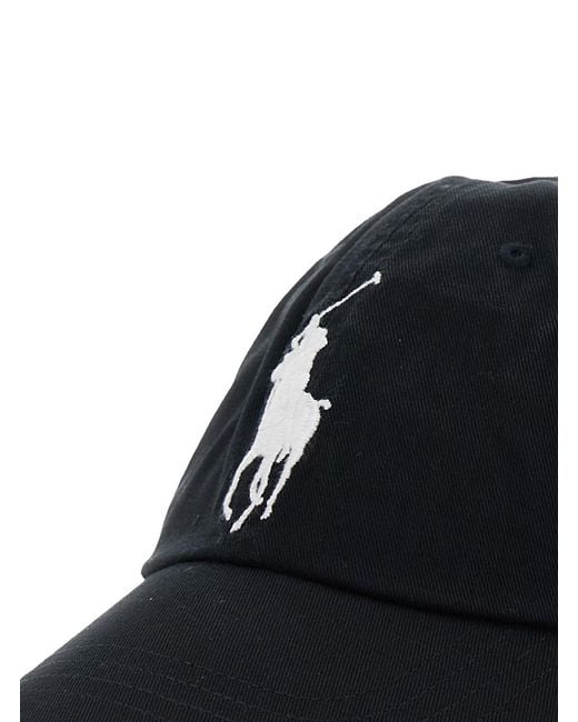 Polo Ralph Lauren Blue Baseball Cap Cotton for men