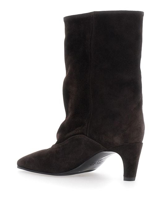 Strategia Black Amber Bootie With An Elegant Design