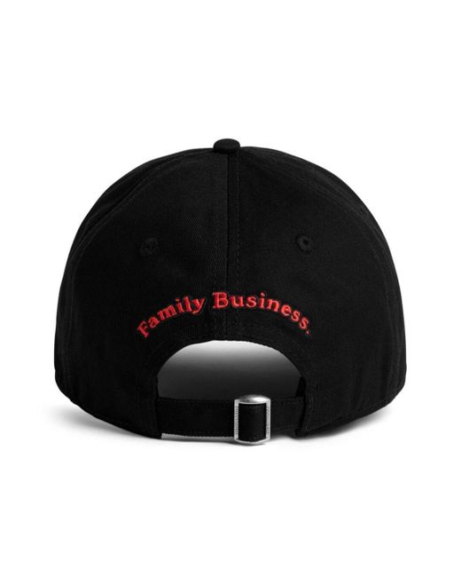 DSquared² Black Baseball Cap With Logo for men