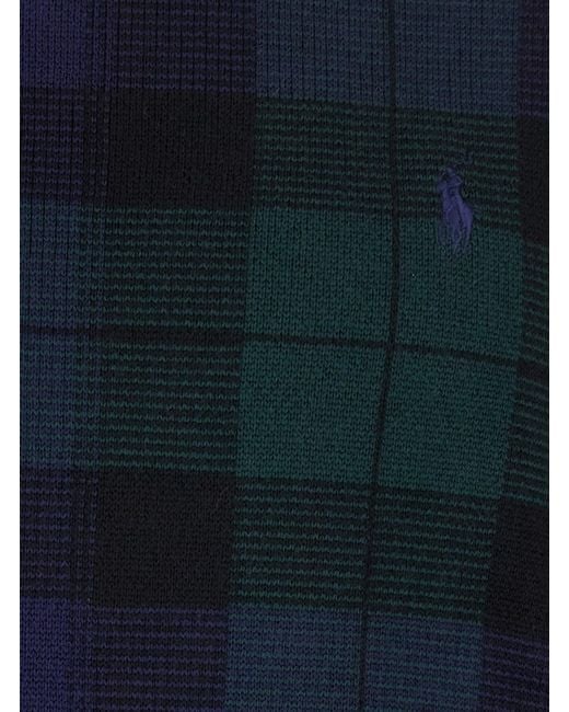 Polo Ralph Lauren Blue Crewneck Sweater With Pony Embroidery for men