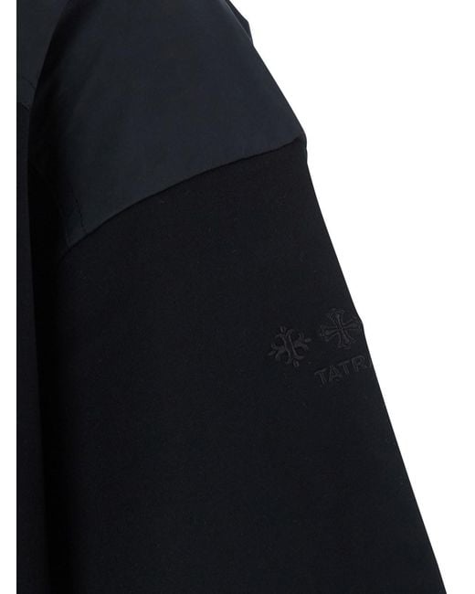 Tatras Black T-Shirt 'Telemo' With Round Neck And Short Sleeves For Me for men