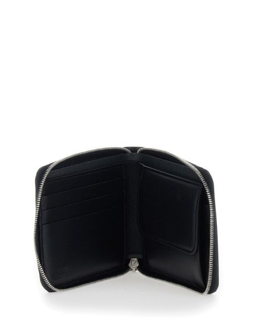 Fendi Black Compact Zip Round for men