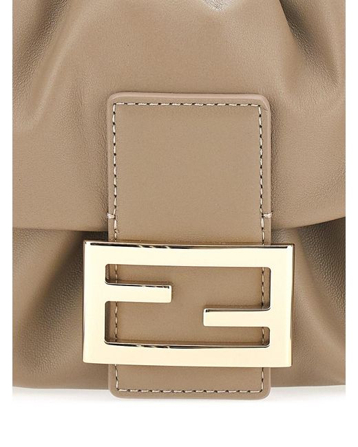 Fendi Natural Baguette Soft Medium Jamie