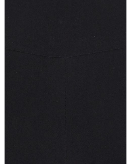 Pantalone 'Boot' A Vita Alta Con Gamba Ampia di Norma Kamali in Blue