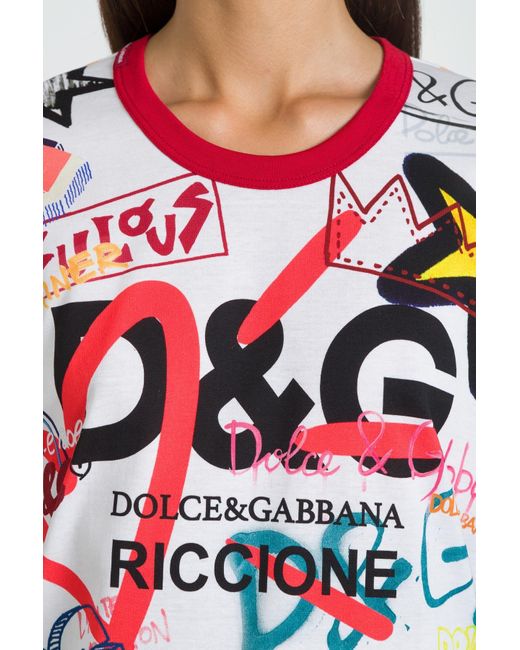 Dolce & Gabbana Red Exclusively For Gaudenzi Riccione T-Shirt