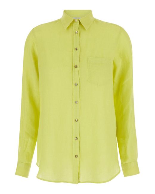 Antonelli Yellow Shirt With Buttons
