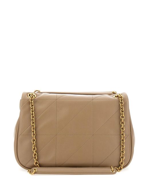 Saint Laurent Natural 'Jamie 4.3 Small' Shoulder Bag With Cassandre Deta