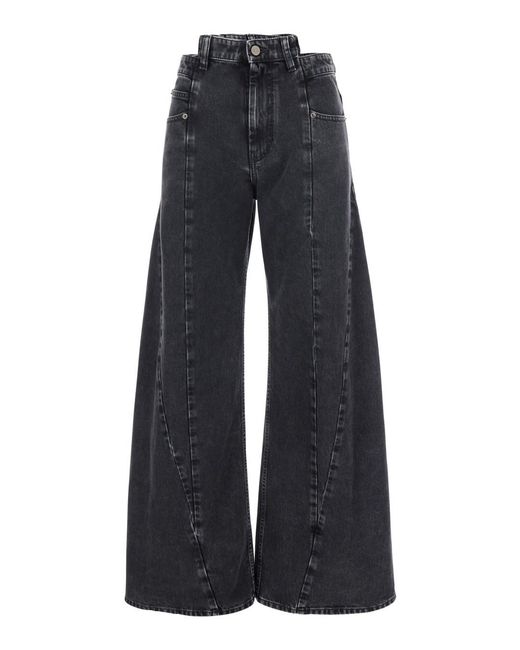 Maison Margiela Blue Jeans With Wide Leg