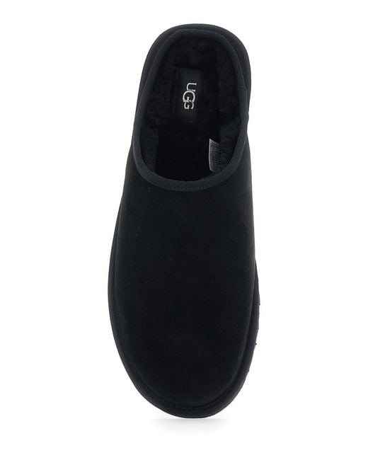 Ugg Black Mules With Round Toe for men