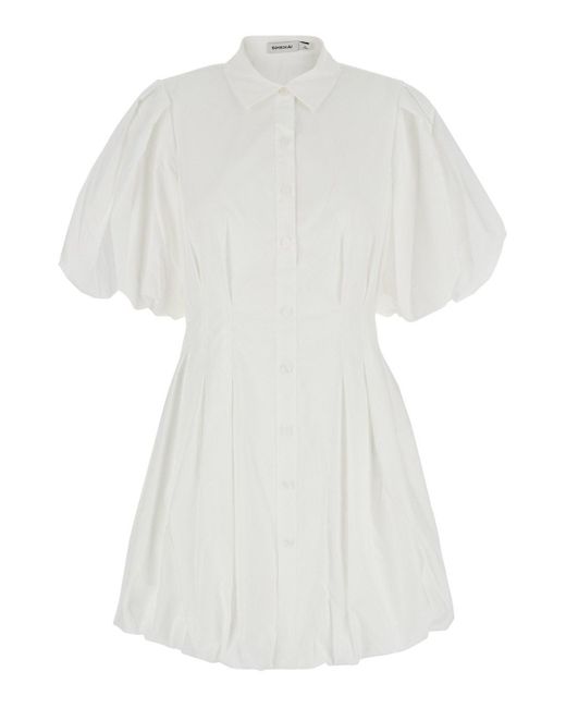 Jonathan Simkhai White Cleo' Cotton Blend Dress