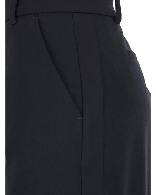 P.A.R.O.S.H. Blue Pants With Wide Leg