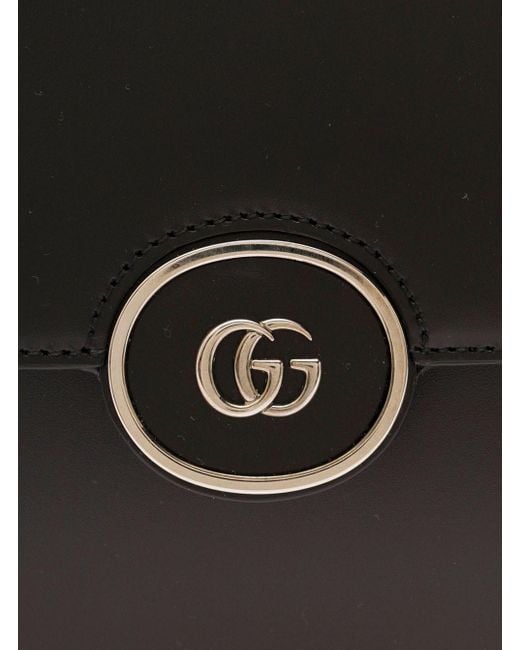 Gucci Black Petite Gg Crossbody Bag