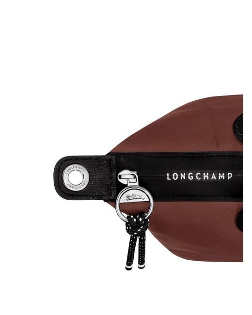 Longchamp Brown Handbag With Adjustable And Removable Shoulder Strap A