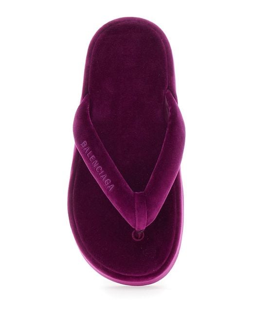 Balenciaga Purple Sandals Jet Leg