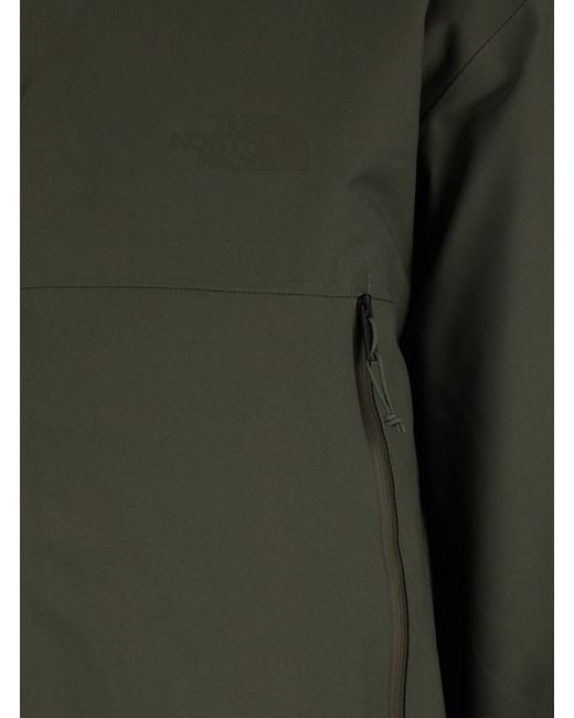 The North Face Green Jacket With Drawstring Hood for men