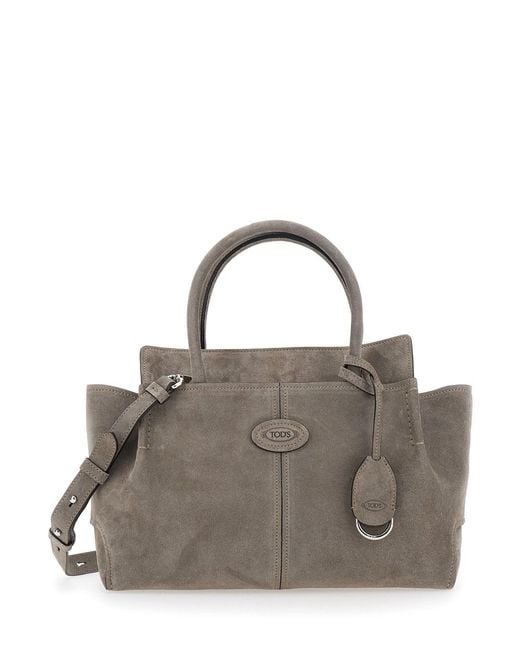 Tod's Metallic Shopping Di Bag Small