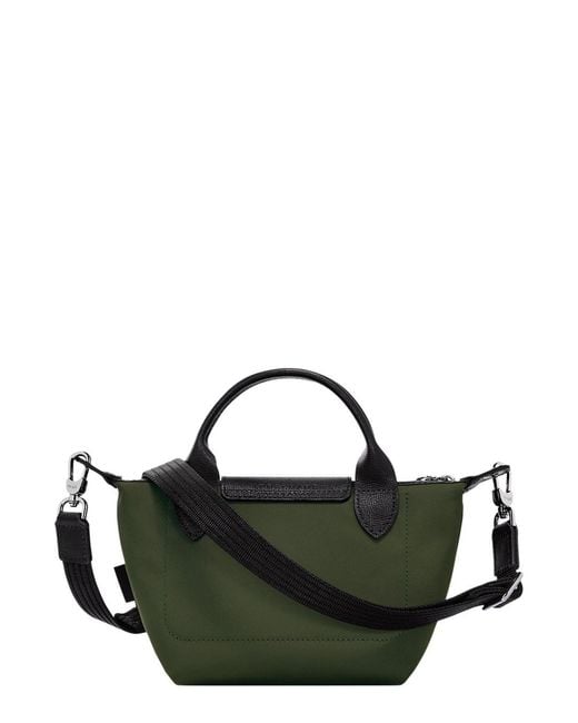 Longchamp Black 'Le Pliage Energy Xs' Handbag With Adjustable And Remo