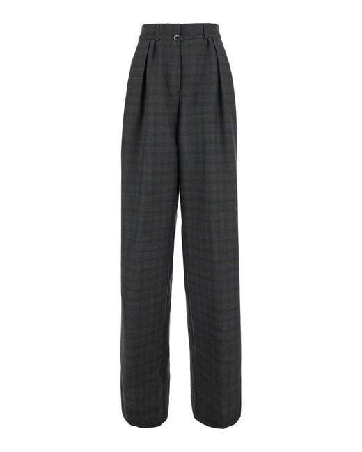Dries Van Noten Black Pecha Pants With Straight Leg And Pockets For Me