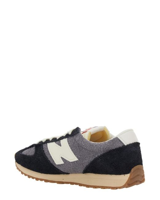 New Balance Black Low Top Sneakers With Logo Patch