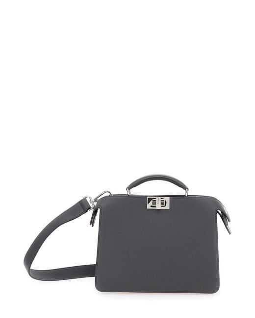 Fendi Black 'Iseeu Small' Handbag With Removable Internal Pocket for men