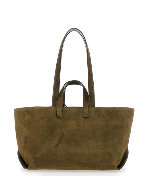 A.P.C. Multicolor €Œle Drummer†Shopper With Four Handles And Logo Lettering On The Front